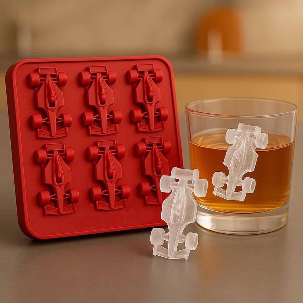 Silicone Mold Tray - Formula Racing Car Ice Mold F1