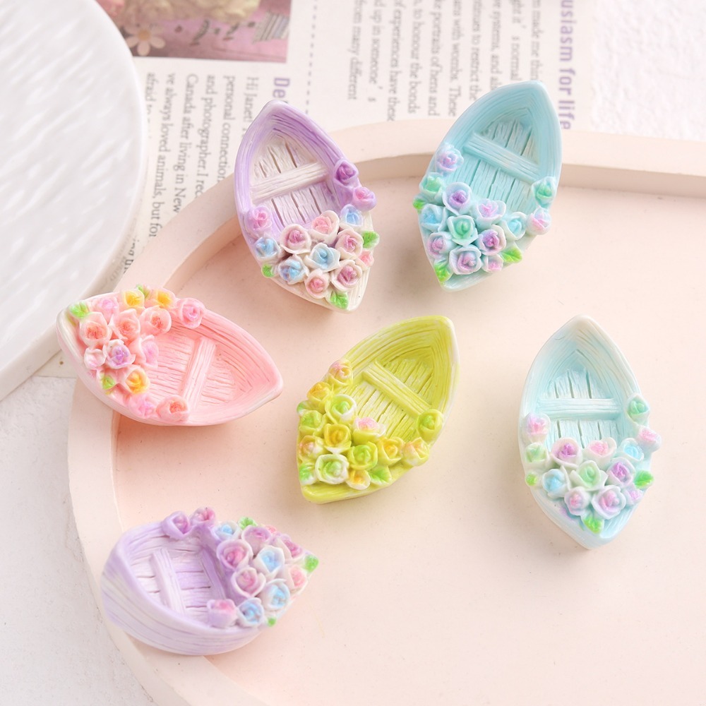 Resin Craft Ideas - 10pcs Kawaii Resin Flatback Mini Flower