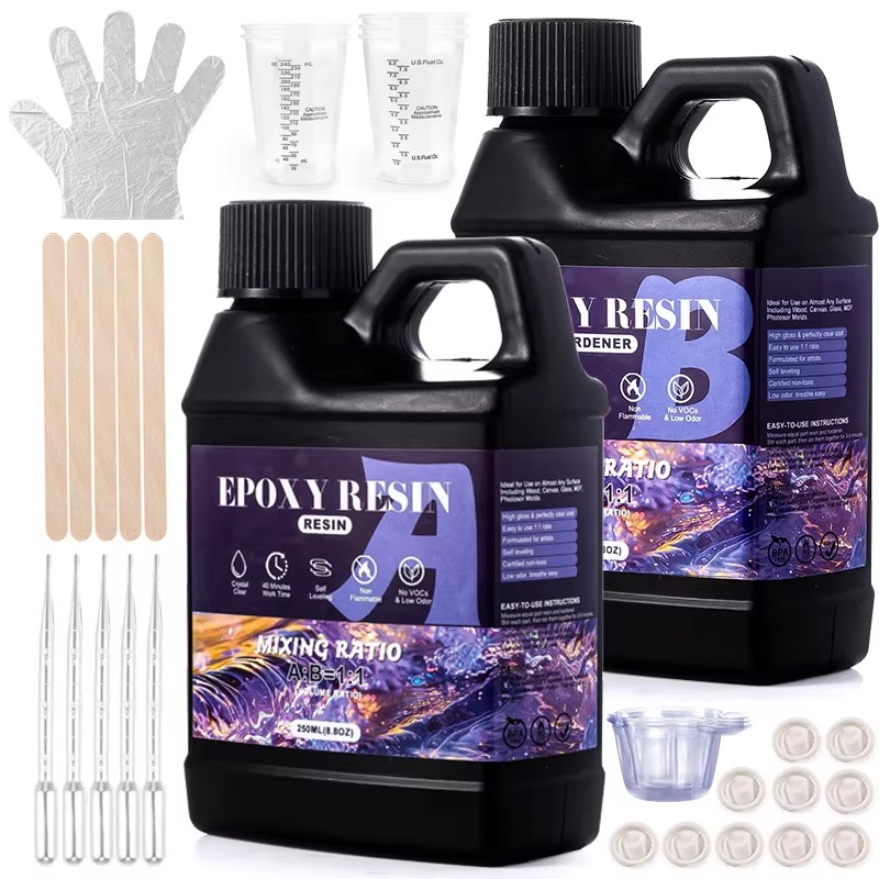 Epoxy Uv Resin Kit - Easy Mix 1:1 Epoxy Resin Kit