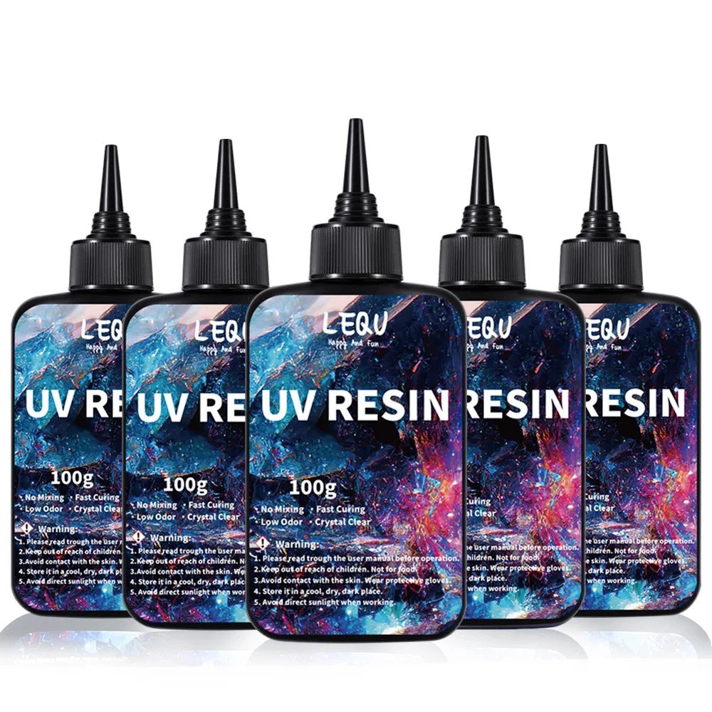 Epoxy Uv Resin Kit - 100g UV resin transparent hard upgraded