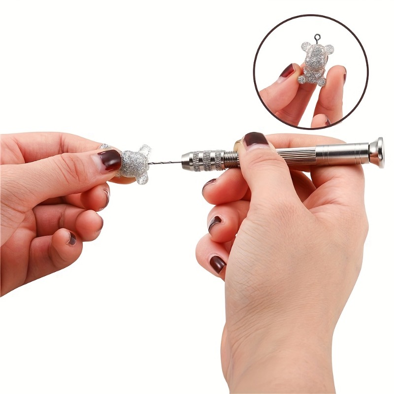 Epoxy Uv Resin Kit - Metal Hand Drill Tool Kit with
