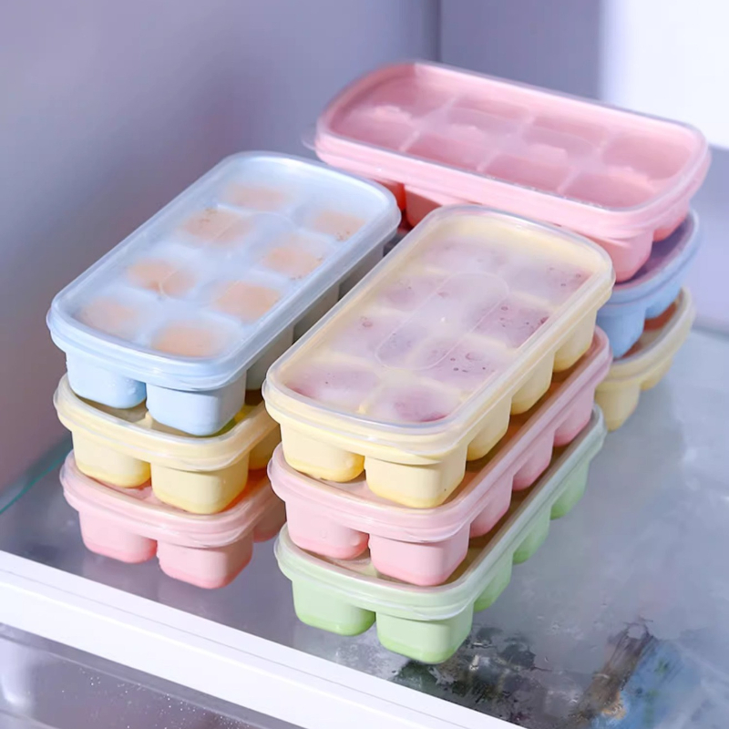 Silicone Mold Tray - 8-Grid Ice Cube Trays Silicone Ice