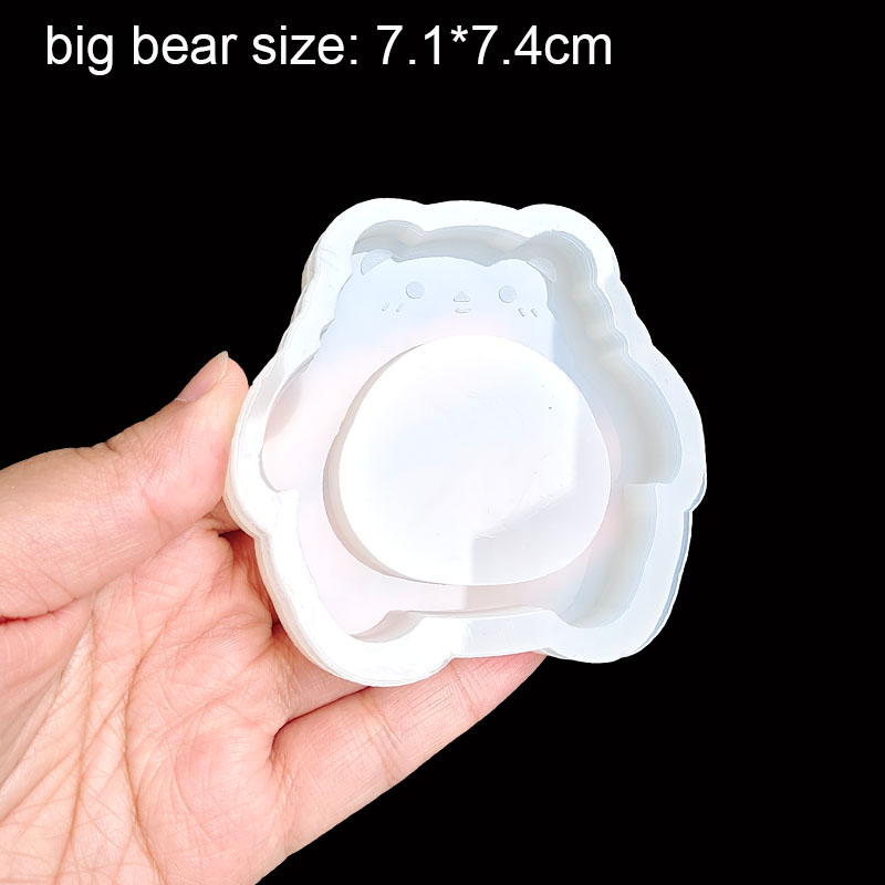 DIY Pig Bear Shaped Silicone S - Resin Ocean Wave Mold recension och pris