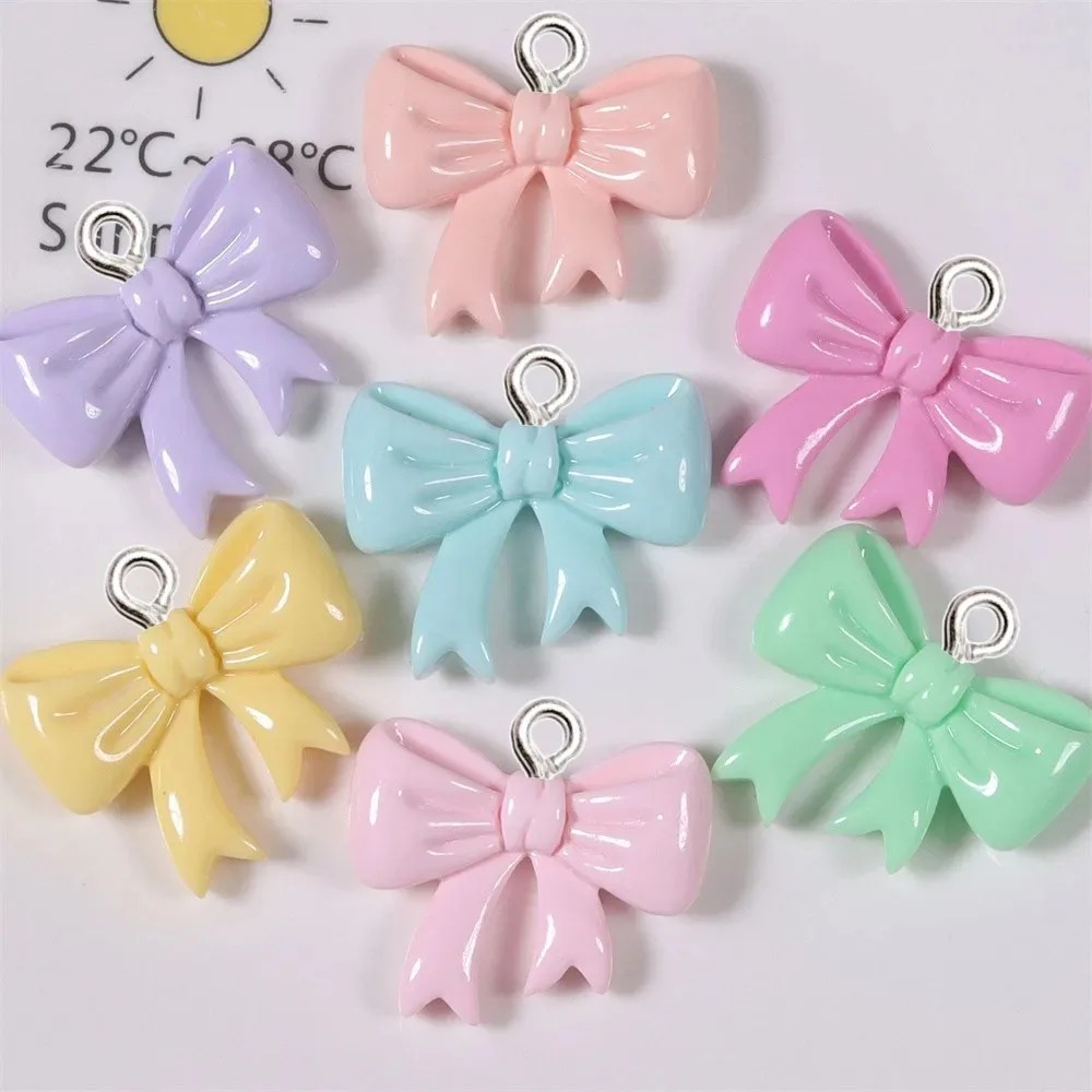 10 Pieces Candy Color Bow Resi - Resin Craft Ideas recension och pris