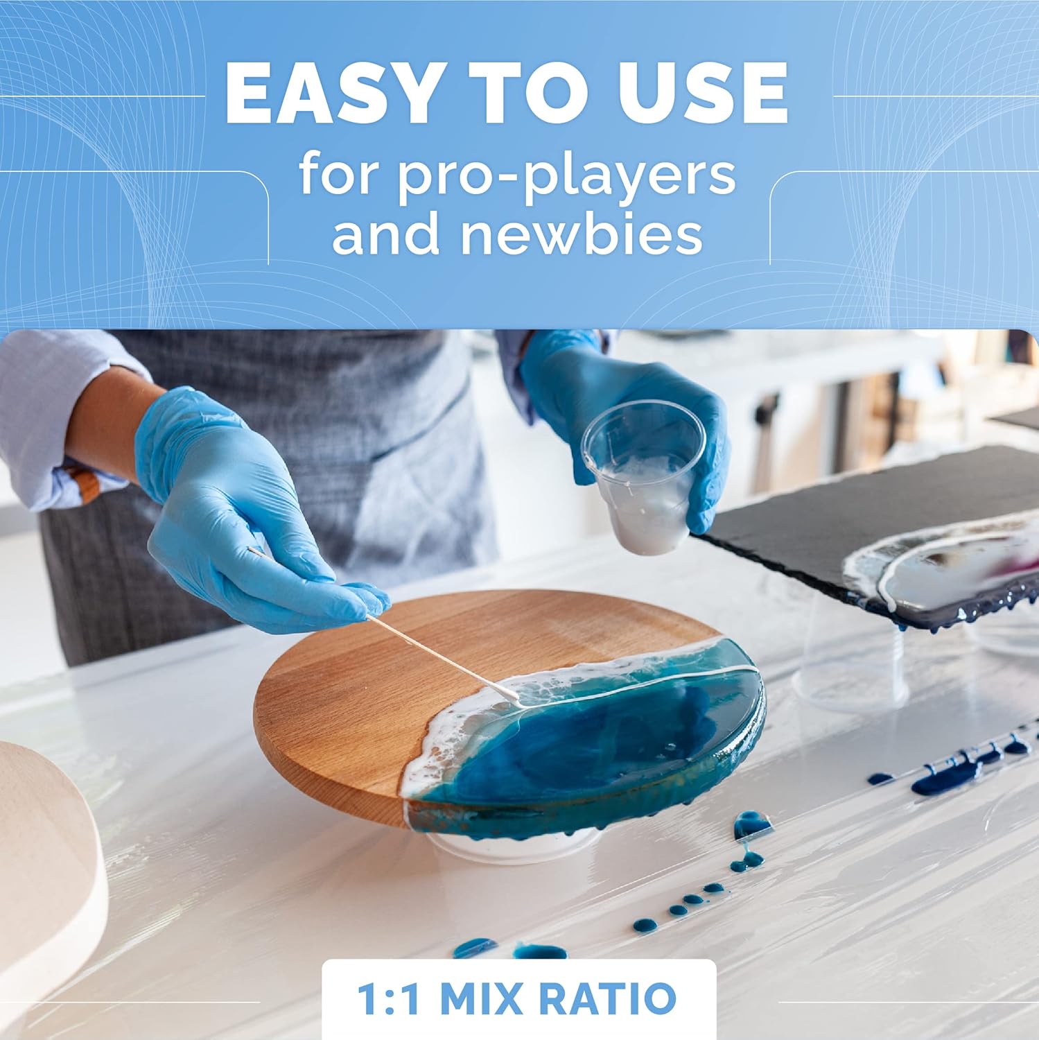 32OZ Clear Epoxy Resin Kit, No - Resin Jewelry Kit recension och pris