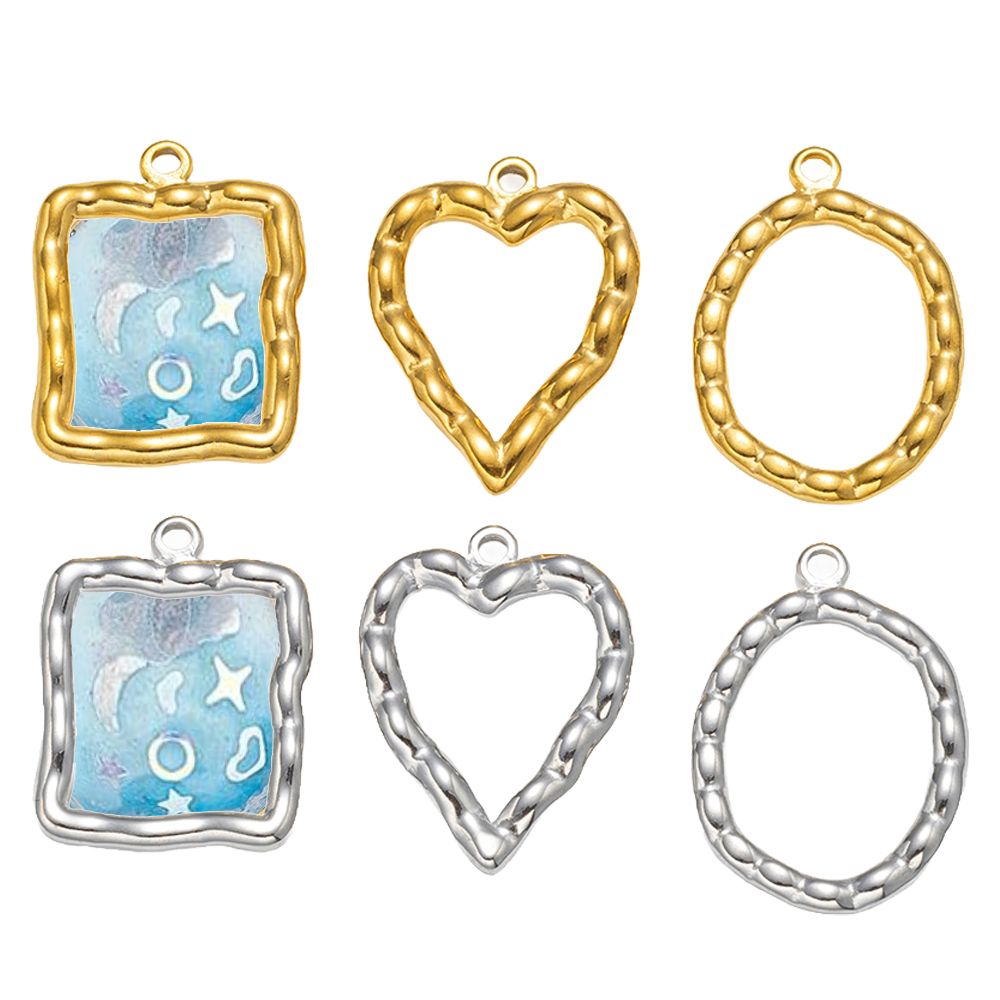 5pcs Stainless Steel Heart Rou - Resin Craft Supplies recension och pris