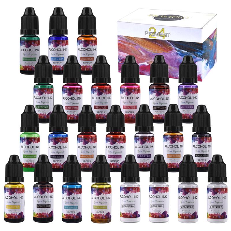 24 Color/Set 10ml  Resin Pigme - Resin Pigment Set recension och pris