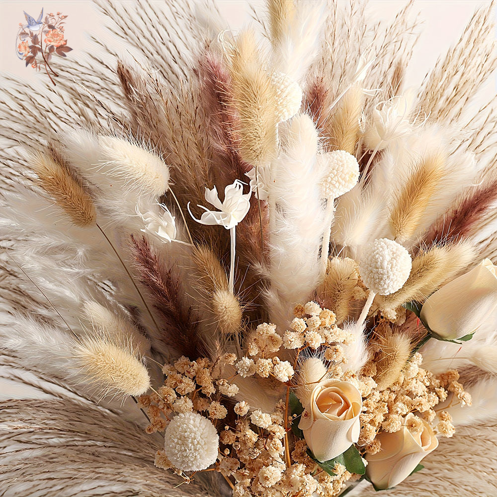 80Pcs Artificial Dried Flowers - Dried Flower Bulk recension och pris