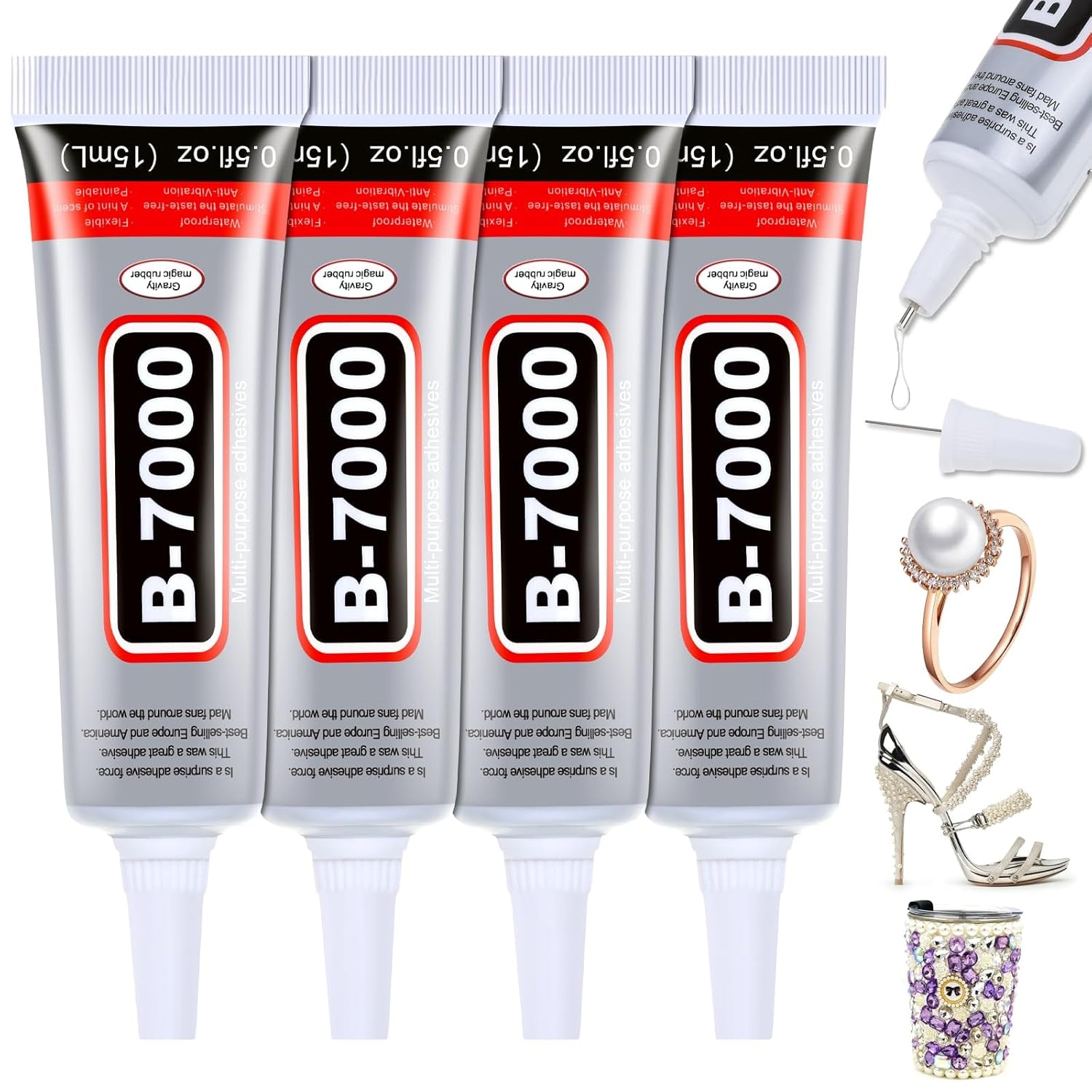 1-10Pcs B-7000 Super Glue Lool - Crafting Resin recension och pris