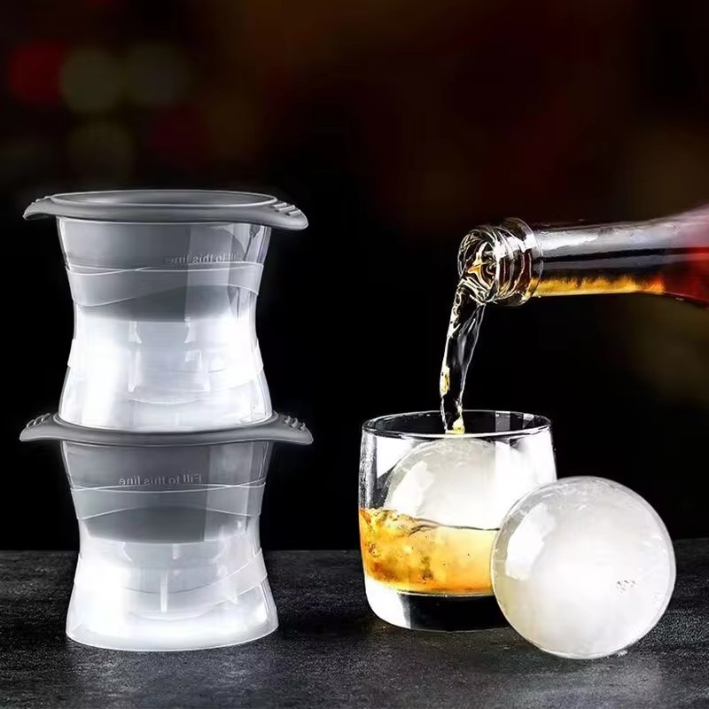 2PCS Silicone Spherical Ice Cu - Silicone Mold Tray recension och pris