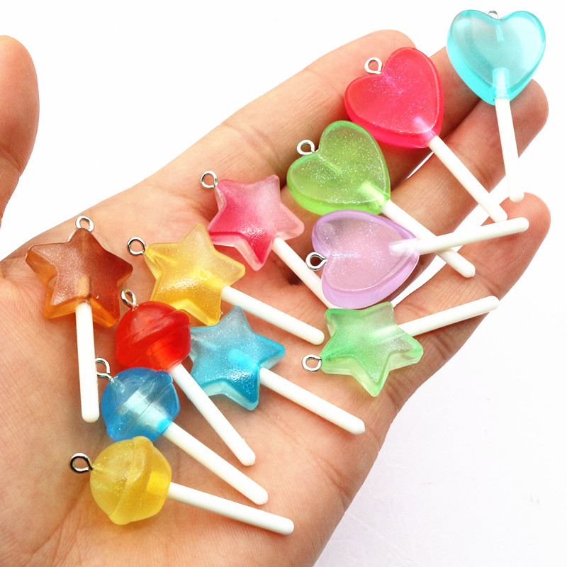10pcs Mixed Colors Resin Cute  - Flower Preservation Resin recension och pris