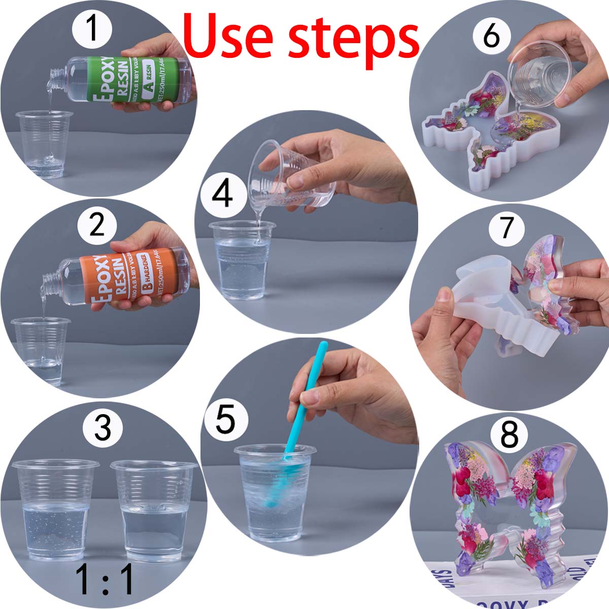 1:1 Ratio Epoxy Resin Kit Anti - Resin Jewelry Kit recension och pris