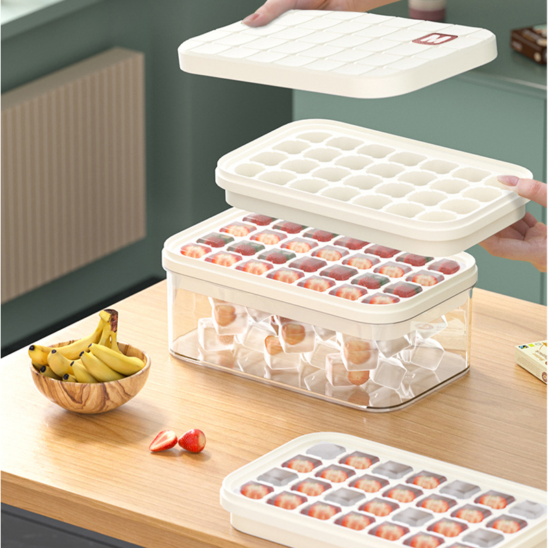 Silicone Ice Cube Tray With Li - Silicone Mold Tray recension och pris