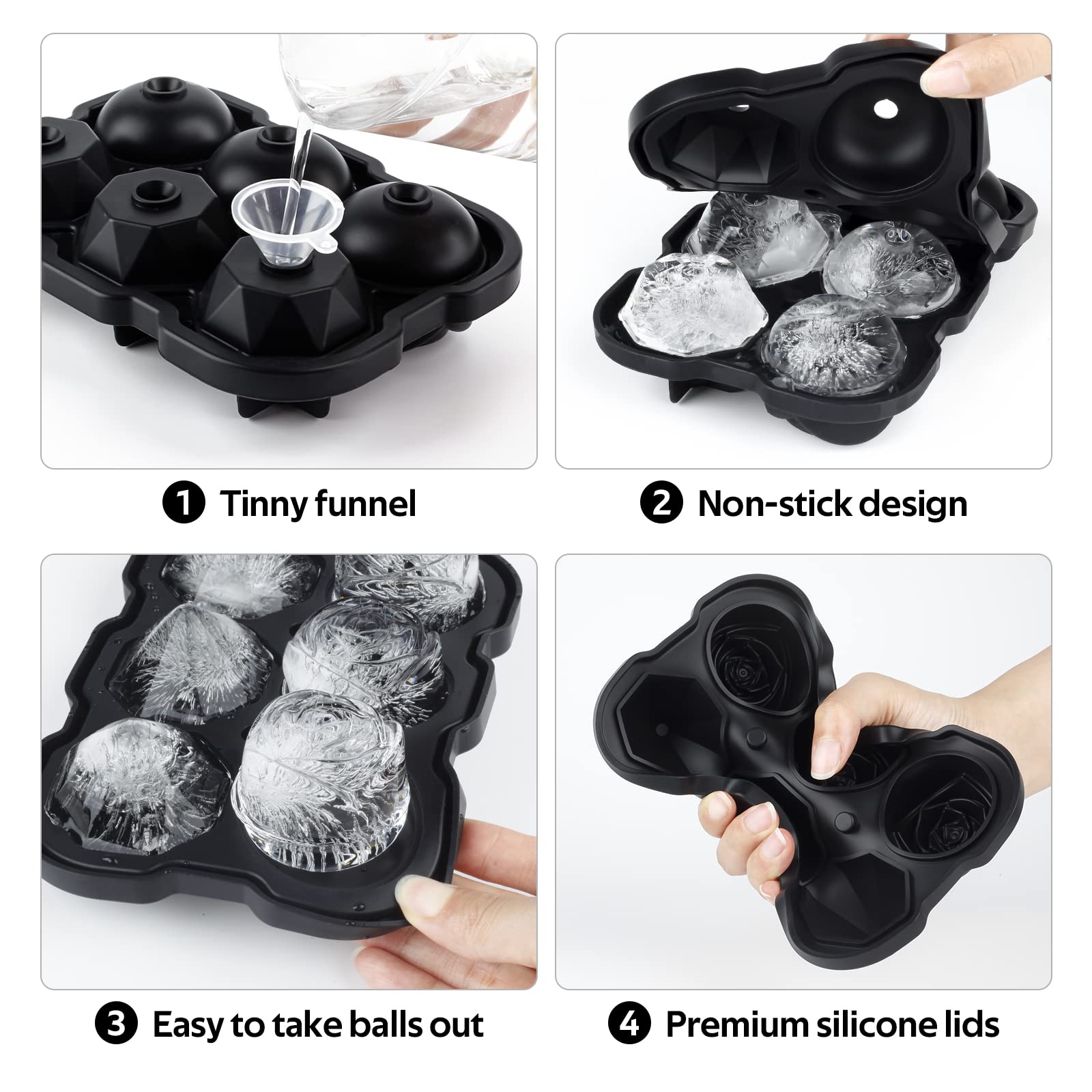 Diamond Rose Shape Ice Cube Tr - Silicone Mold Tray recension och pris