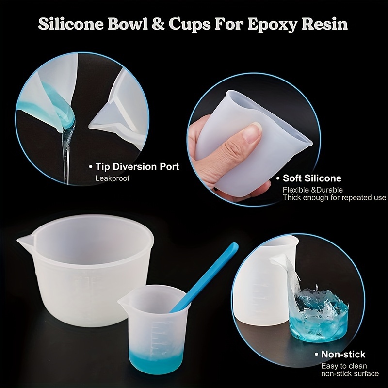 Silicone Measuring Cups, Resin - Mixing Cup Silicone recension och pris