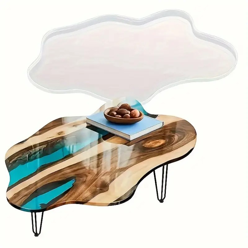 Large 61cm Irregular tray epox - Resin Ocean Wave Mold recension och pris