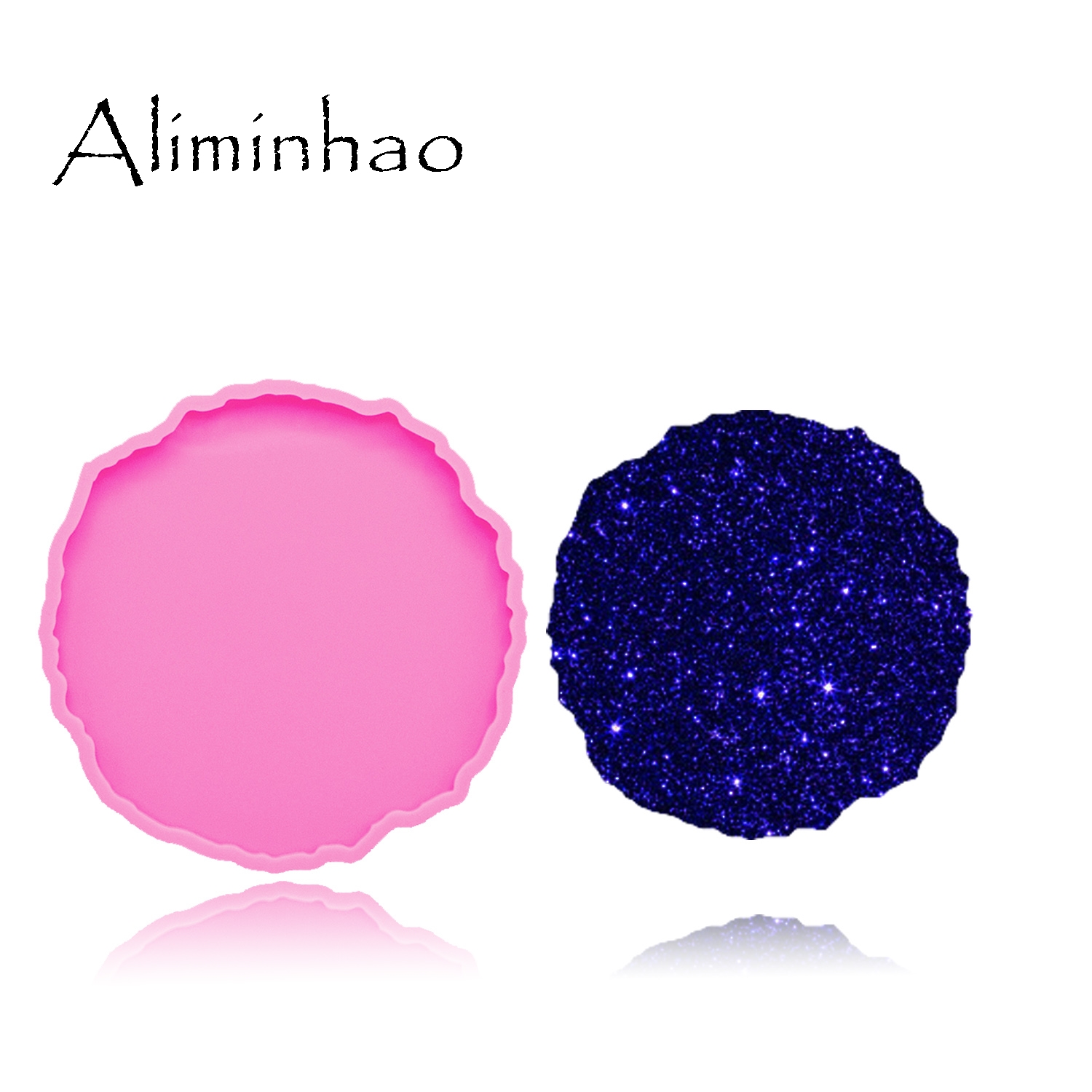 DY0278 Shiny High quality roun - Geode Mold Silicone recension och pris
