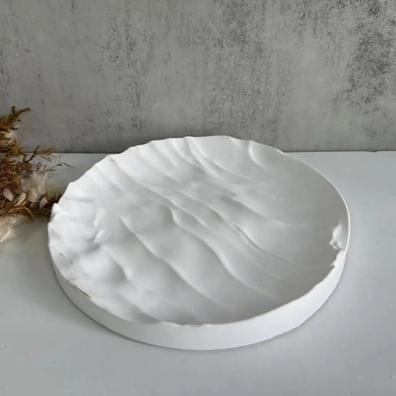 Irregular Ocean Waves Large Ro - Coaster Mold Round recension och pris