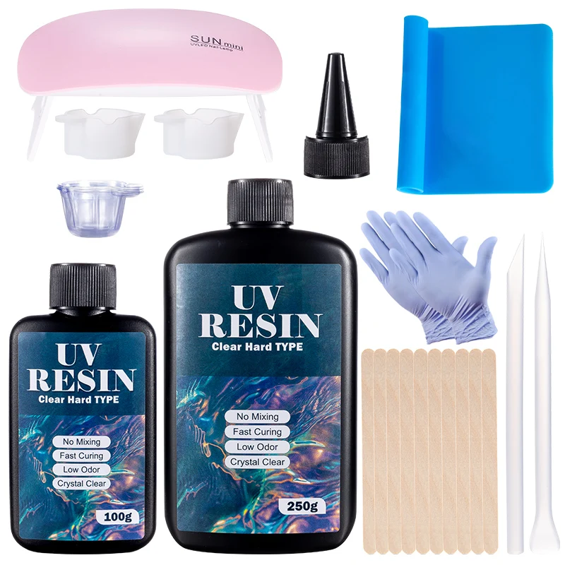 Hard UV Resin Glue Kit Fast Cu - Epoxy Uv Resin Kit recension och pris