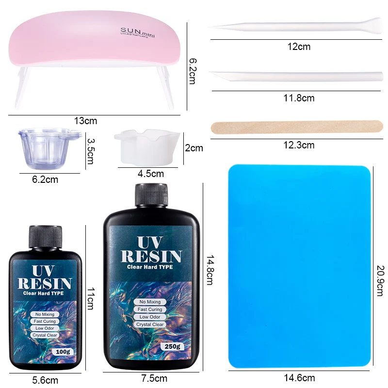 Hard UV Resin Glue Kit Fast Cu - Epoxy Uv Resin Kit recension och pris