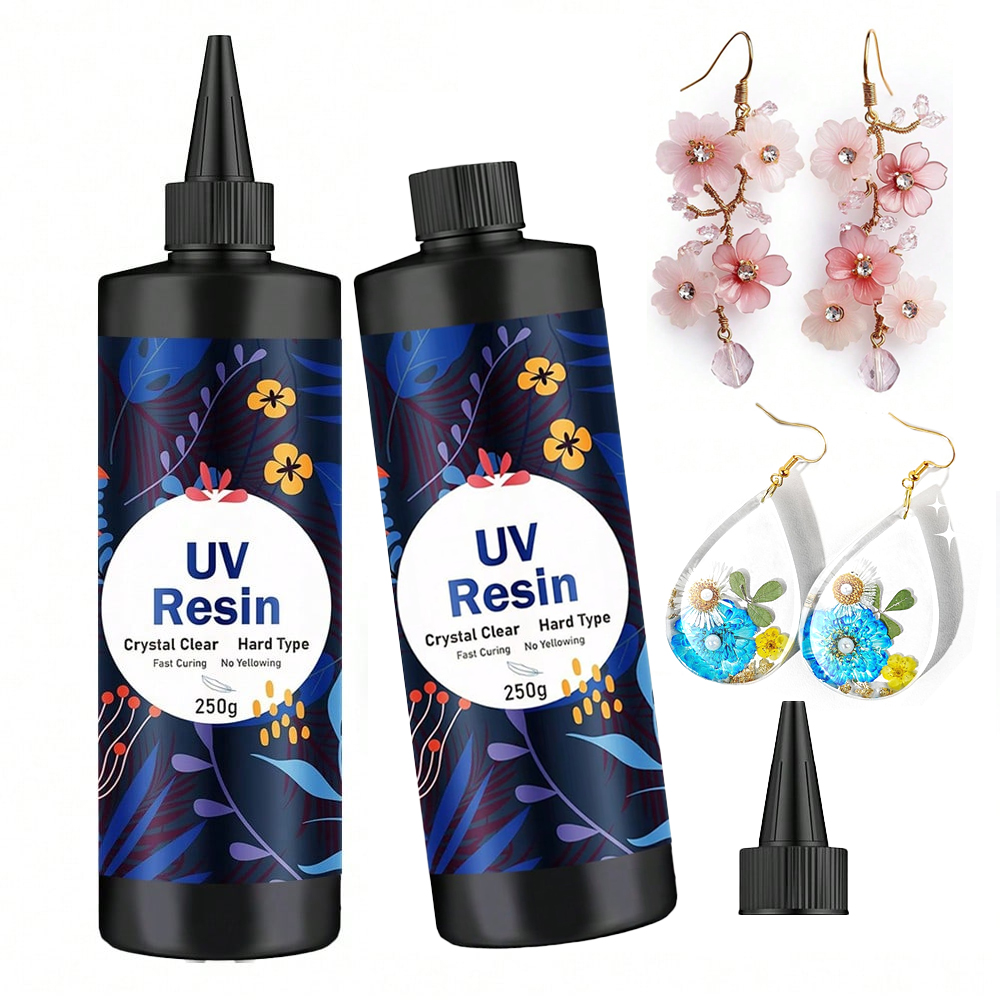 250g/500g UV Resin Clear Hard  - Resin Jewelry Kit recension och pris