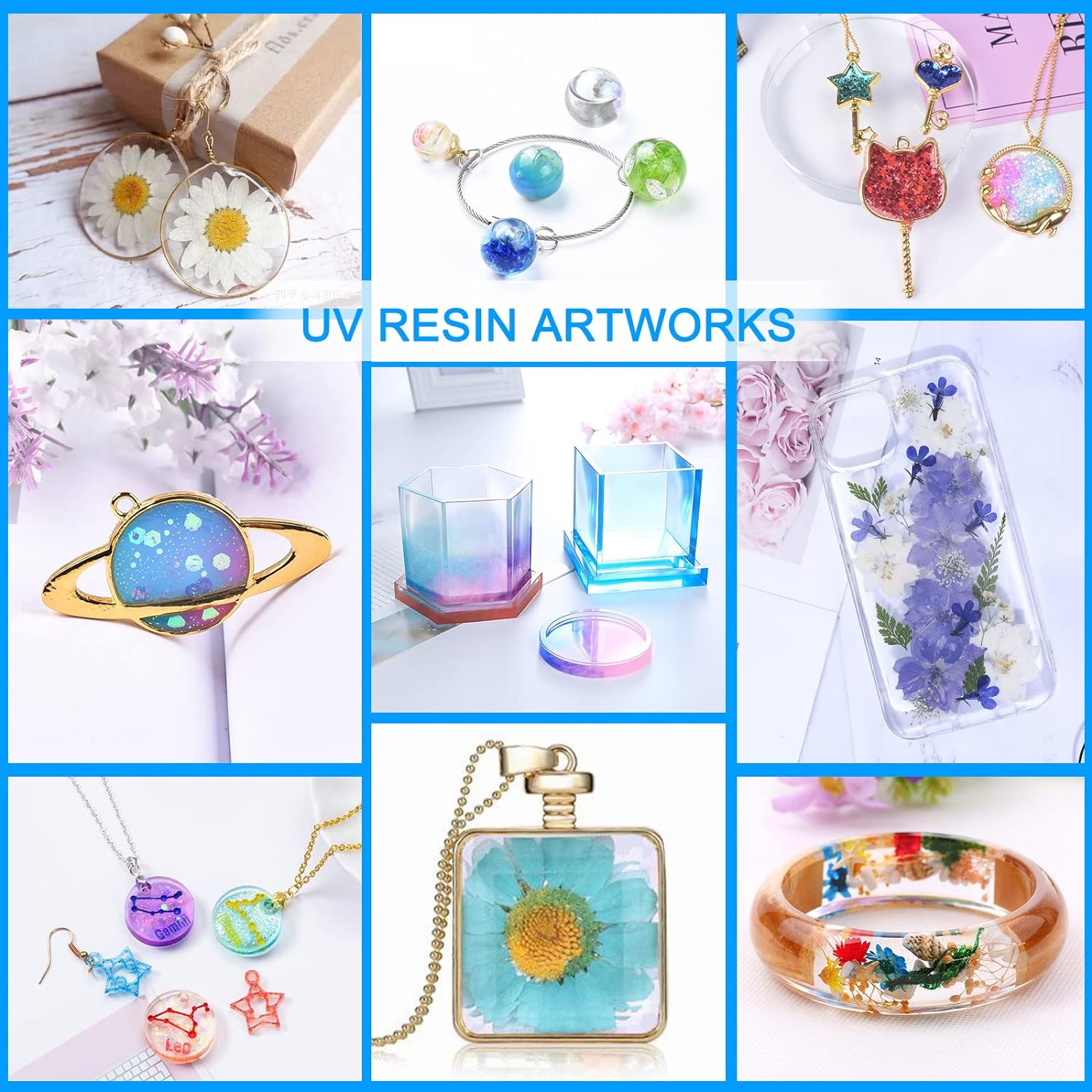 250g/500g UV Resin Clear Hard  - Resin Jewelry Kit recension och pris