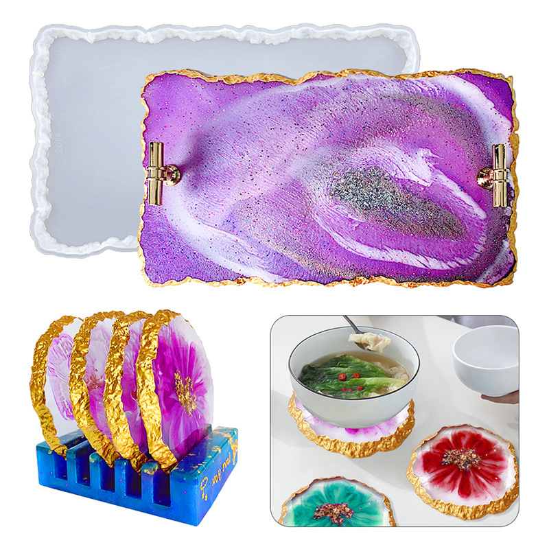 DM413 Drusy Coaster Resin Mold - Resin Craft Ideas recension och pris