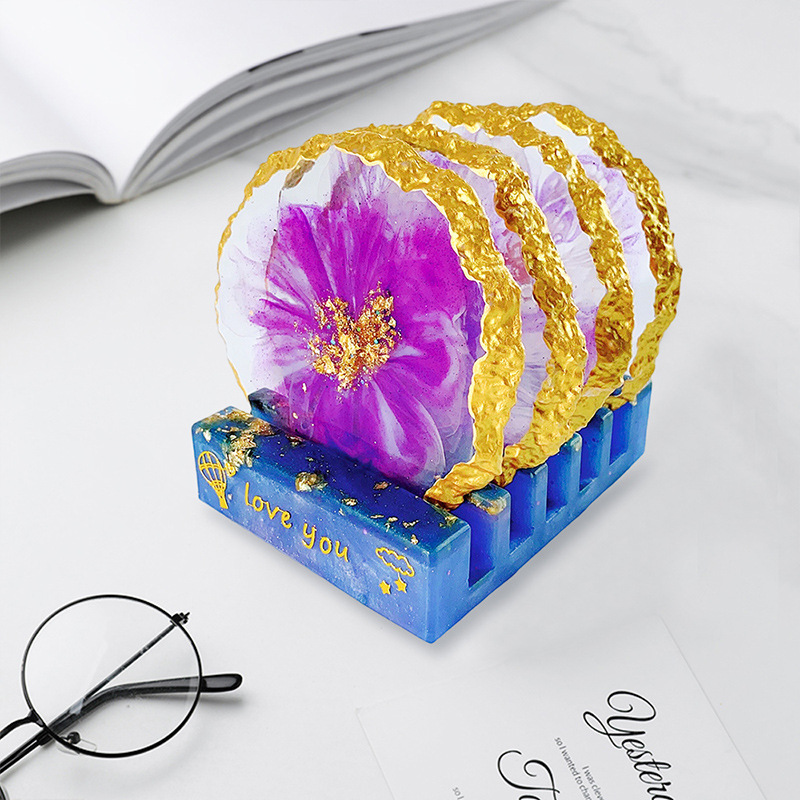 DM413 Drusy Coaster Resin Mold - Resin Craft Ideas recension och pris