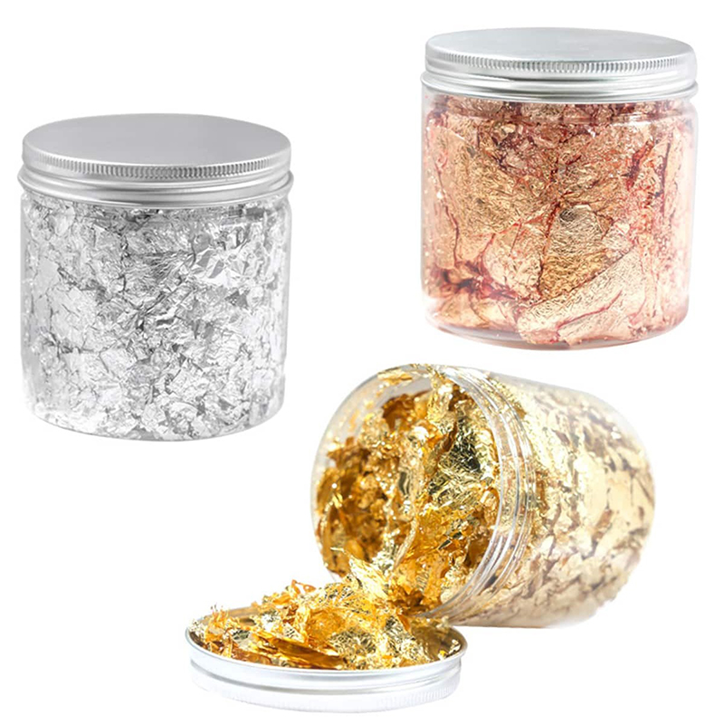 3G Nail Art Decoration Gold Si - Gold Foil Flakes recension och pris