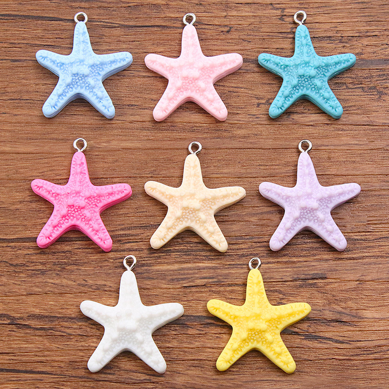 10Pcs Dopamine Color Starfish  - Resin Crafts Diy recension och pris