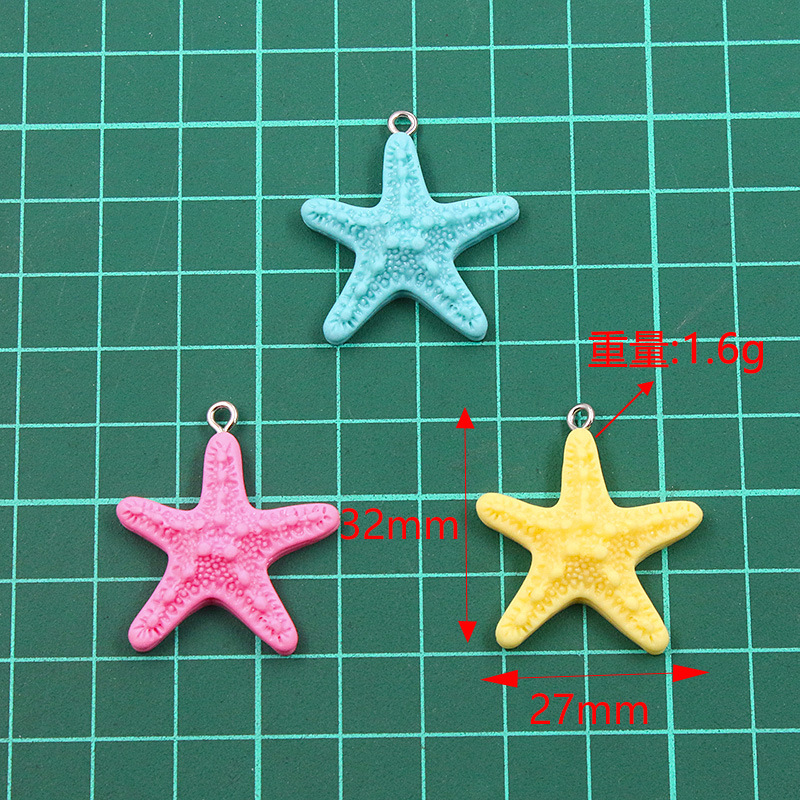 10Pcs Dopamine Color Starfish  - Resin Crafts Diy recension och pris