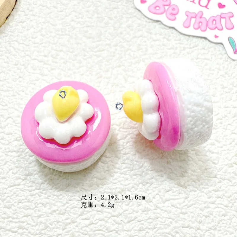 10Pcs Mini Simulated Cute Cake - Resin Crafts Diy recension och pris