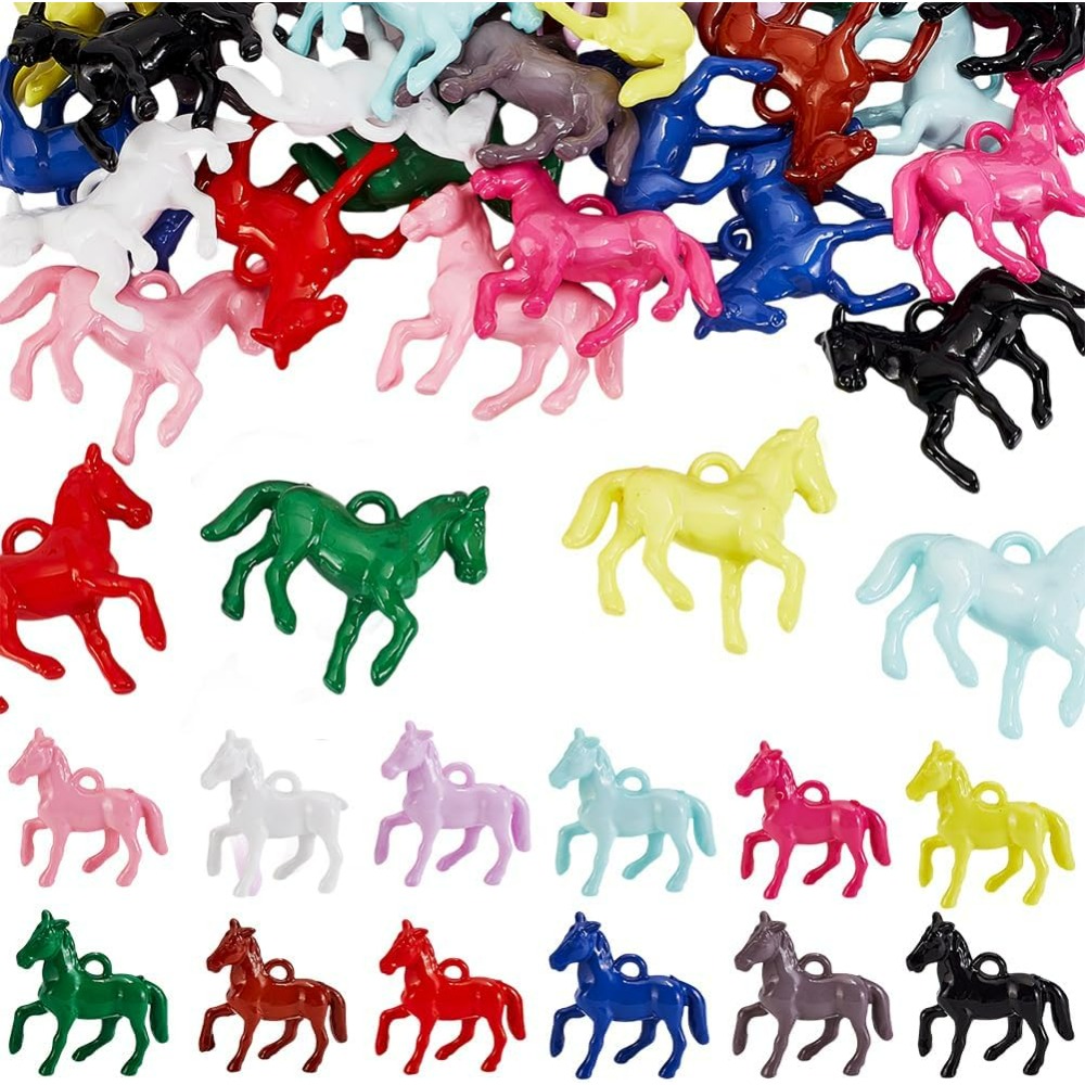 48pcs Opaque Acrylic Pendants  - Crafting Resin recension och pris