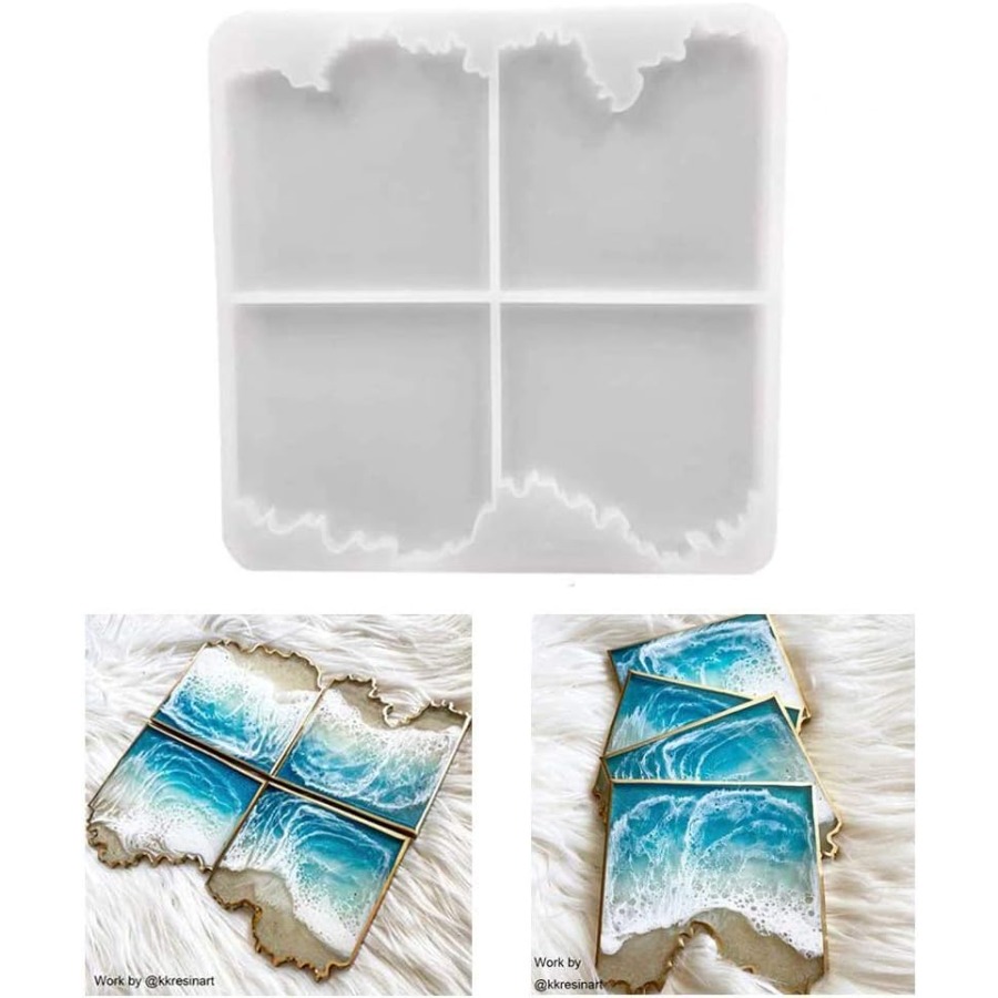 Ocean Wave Coaster Silicone Mo - Resin Ocean Wave Mold recension och pris