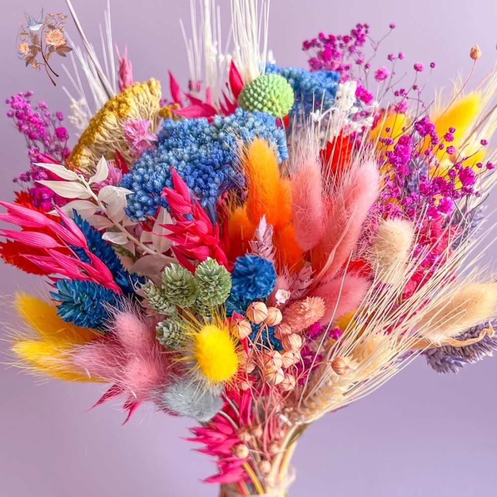 Colorful Dried Flowers Wedding - Dried Flower Bulk recension och pris
