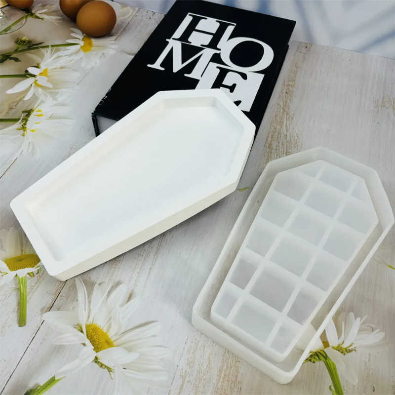 Halloween Coffin Resin Mold Tr - Serving Tray Mold recension och pris