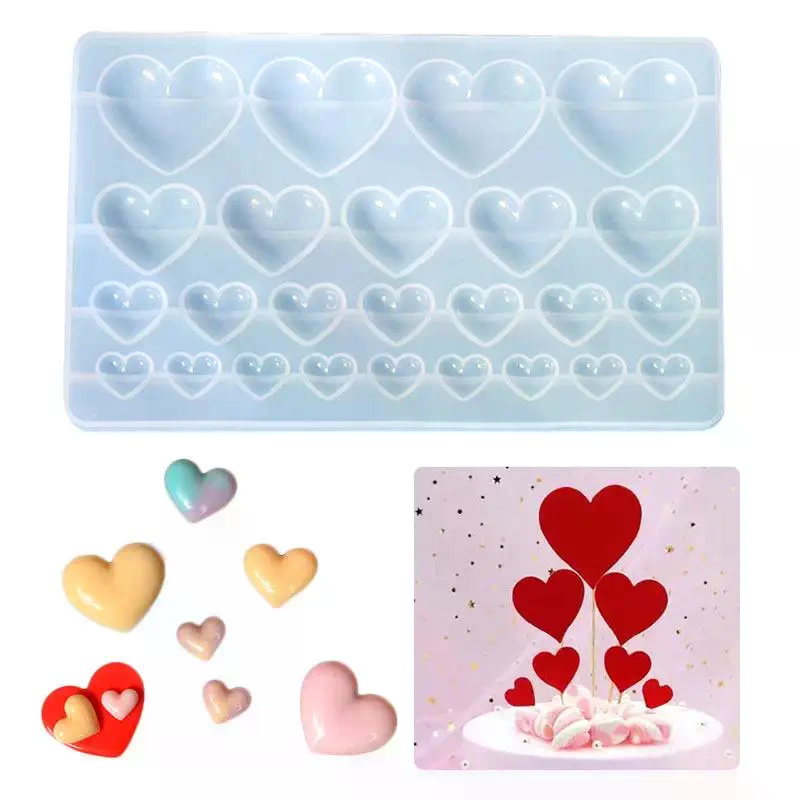 Silicone Mold Heart Shape Pend - Resin Craft Workshop recension och pris