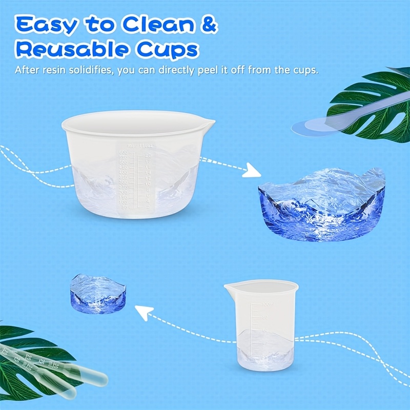 Silicone Resin Mixing Measurin - Mixing Cup Silicone recension och pris