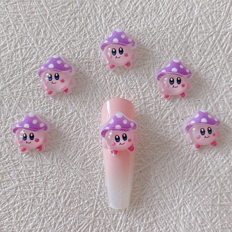 2/10/20pcs Kirby Nail Charms 3 - Crafting Resin recension och pris