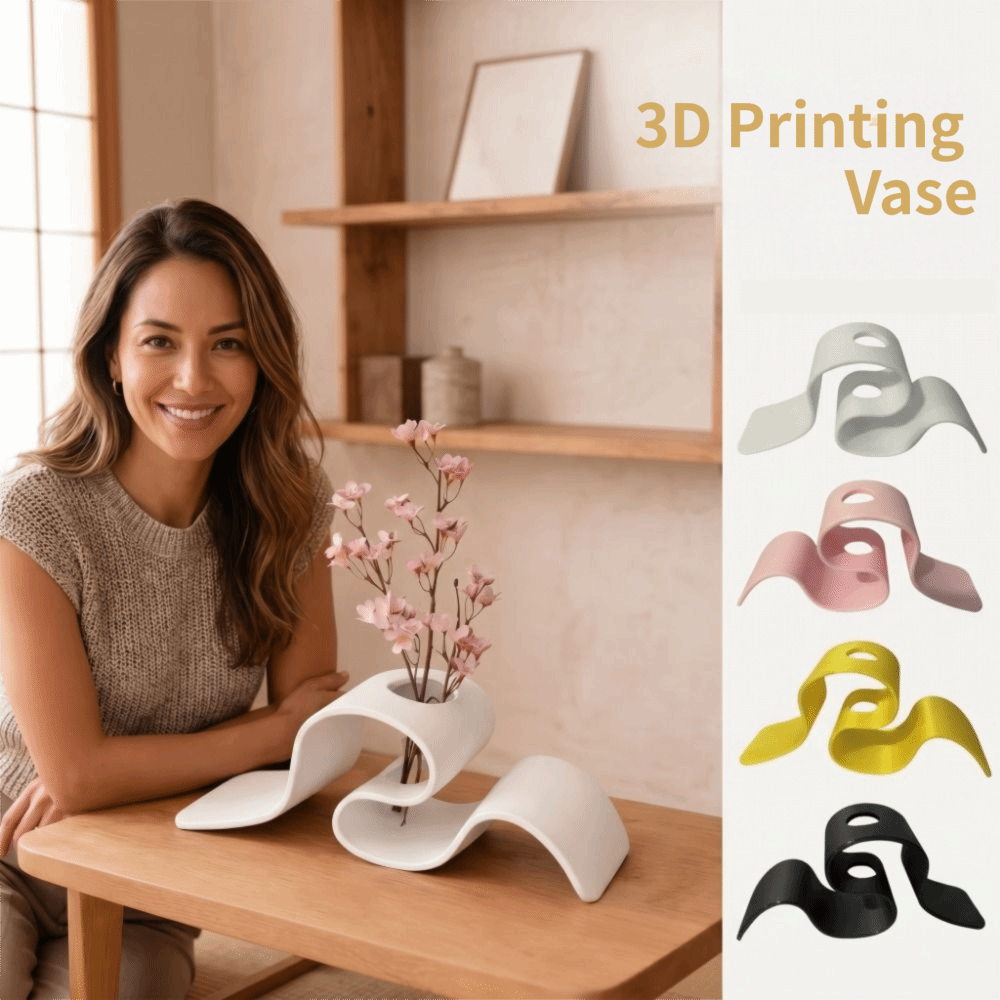 Gift Elegant 3D Printing Vase  - Dried Flower Bulk recension och pris