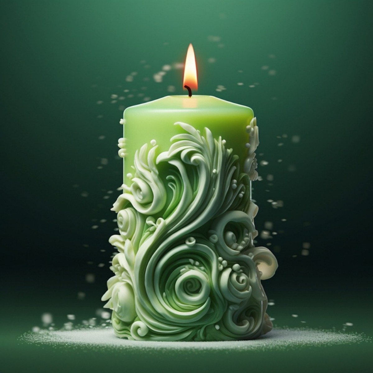 geometry Carved Cylindrical Si - Resin Ocean Wave Mold recension och pris