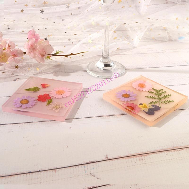 2Pcs Round Square Resin Mold G - Geode Mold Silicone recension och pris