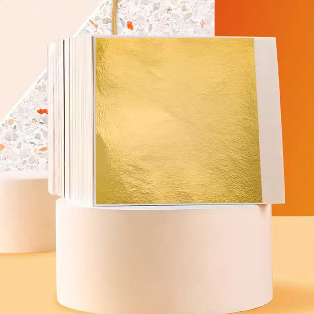 Imitation Gold Foil Sheets Squ - Gold Foil Flakes recension och pris