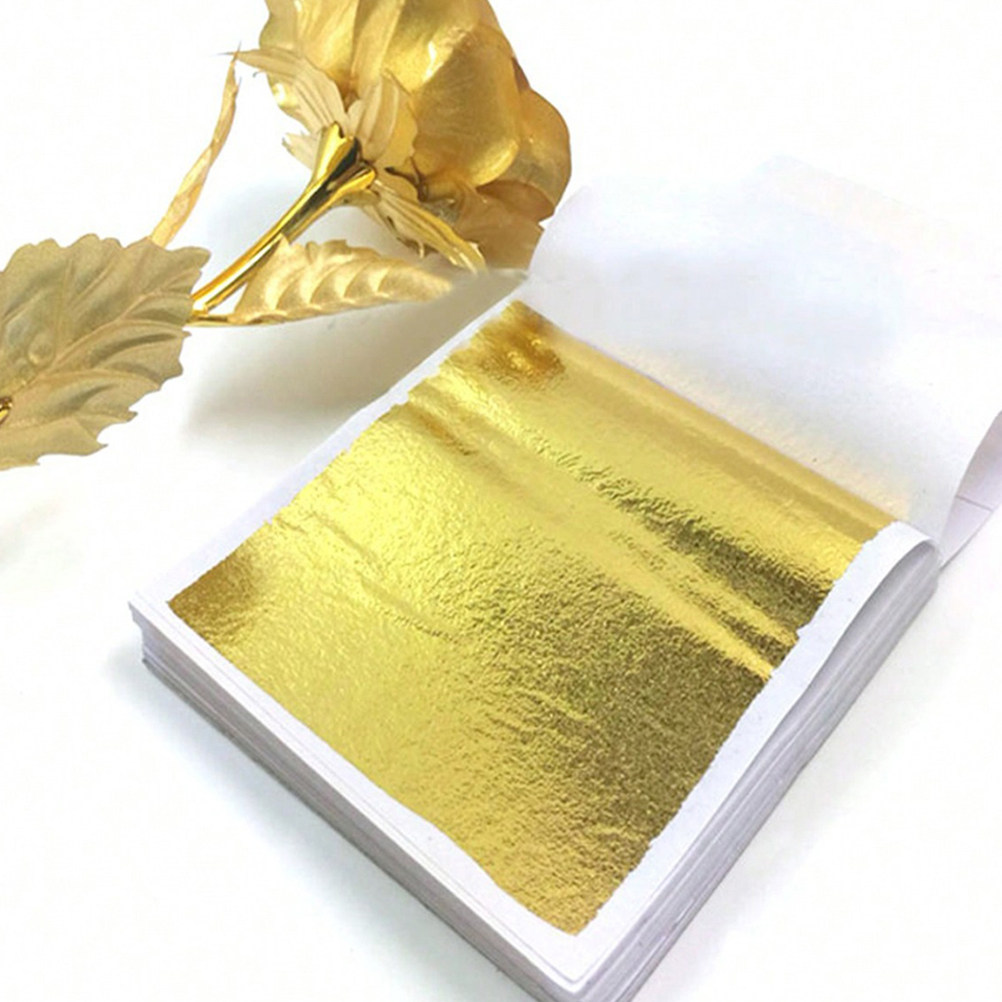 Imitation Gold Foil Sheets Squ - Gold Foil Flakes recension och pris