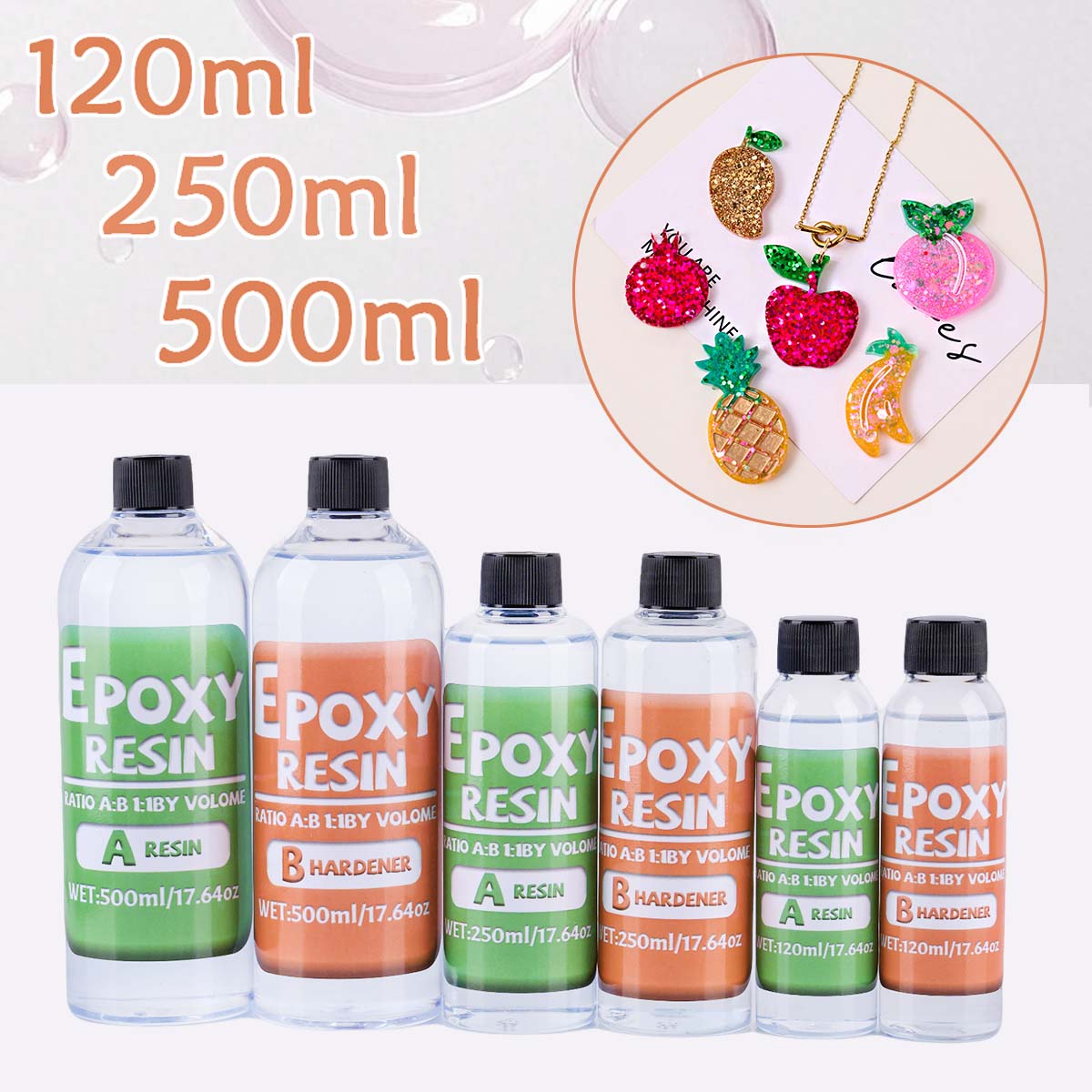 1:1 AB Resin Epoxy Glue Kit Hi - Resin Jewelry Kit recension och pris