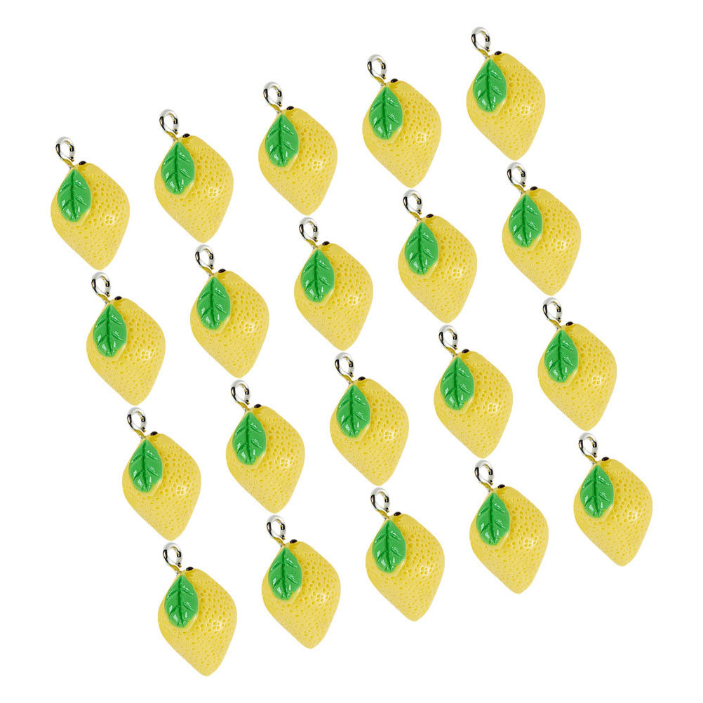 20Pcs Lemon Resin Charms DIY J - Crafting Resin recension och pris