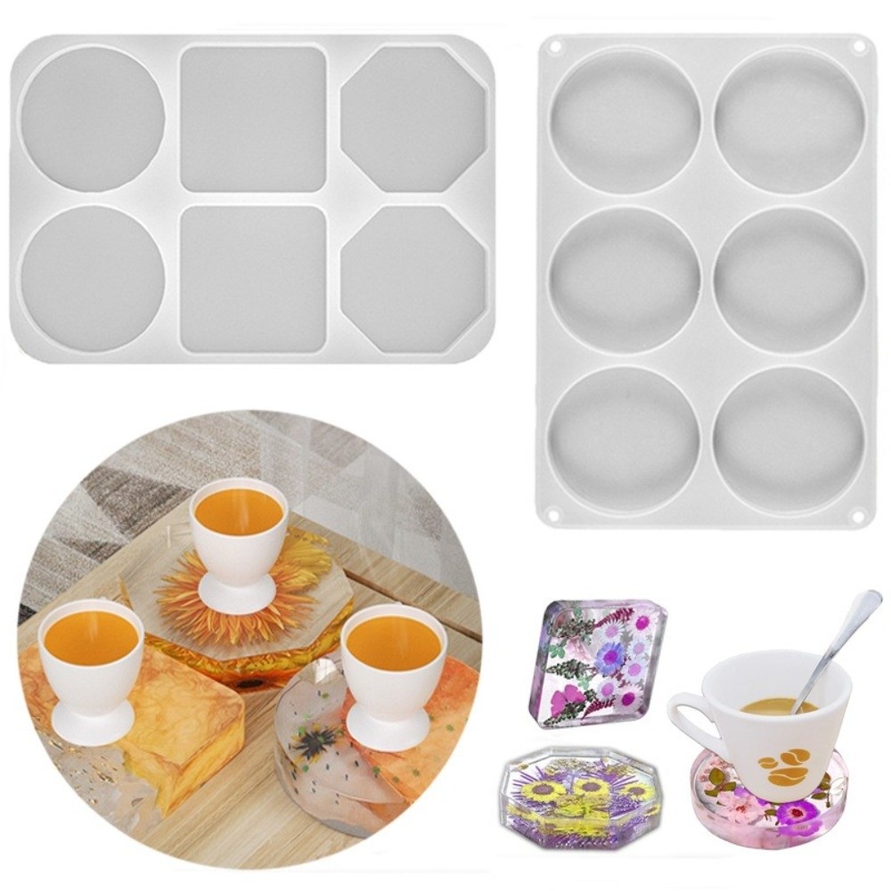 Easy To Use Creative Coasters  - Coaster Mold Round recension och pris