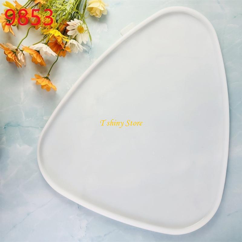 N58F Large Triangle Resin Tabl - Serving Tray Mold recension och pris