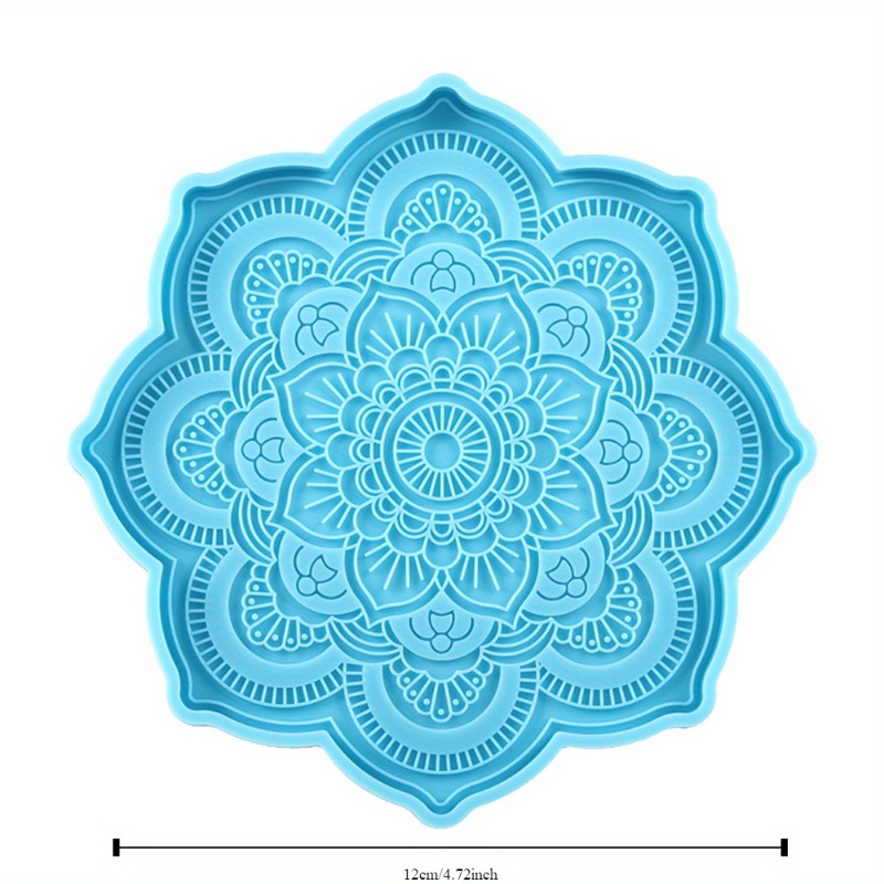 Mandala Coaster Silicone Mold  - Coaster Mold Round recension och pris