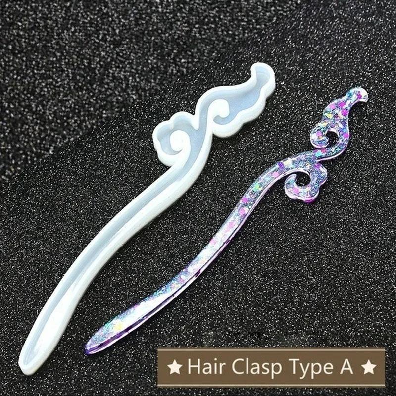 New Transparent Hairpin Silico - Resin Craft Supplies recension och pris